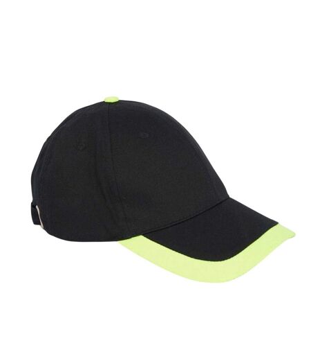Baseball Cap Black Yellow Brave Soul