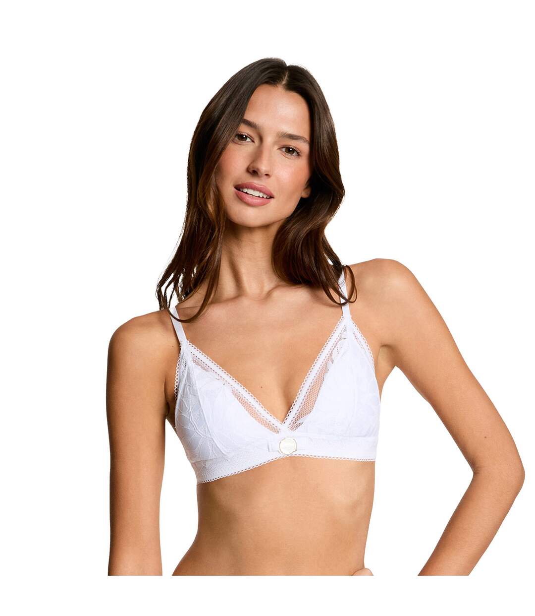 Soutien-gorge souple blanc Lina-2