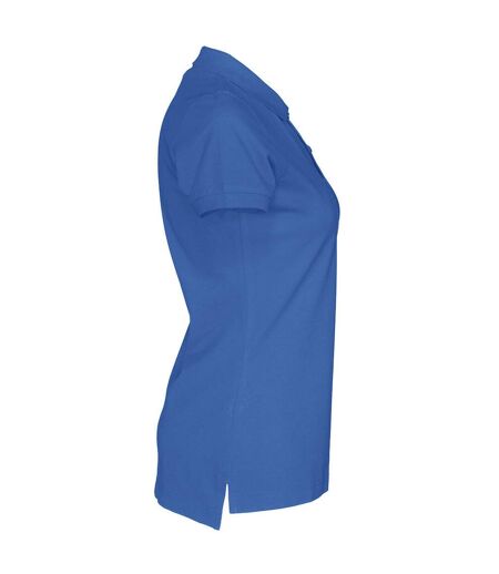 Womens/ladies Pique Lady T-shirt Royal Blue Cottover