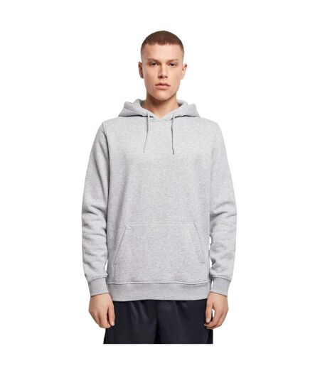 Sweat À Capuche Homme Gris Chiné Build Your Brand