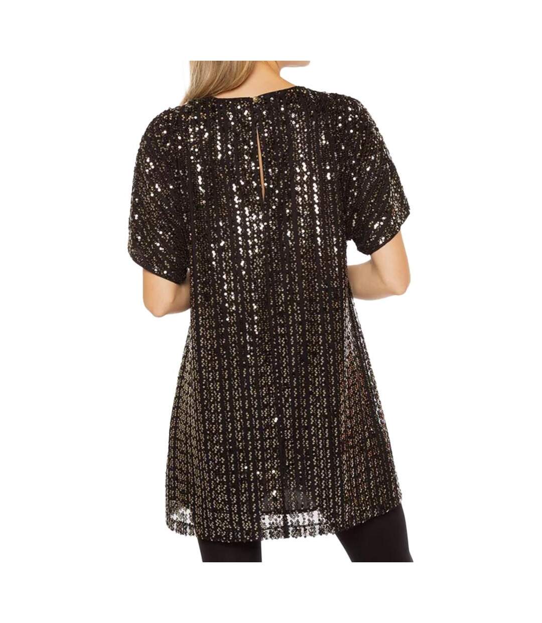 Robe Noir à sequins Femme Superdry - 36-2