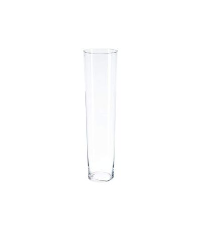 Vase Design Conique 70cm Transparent