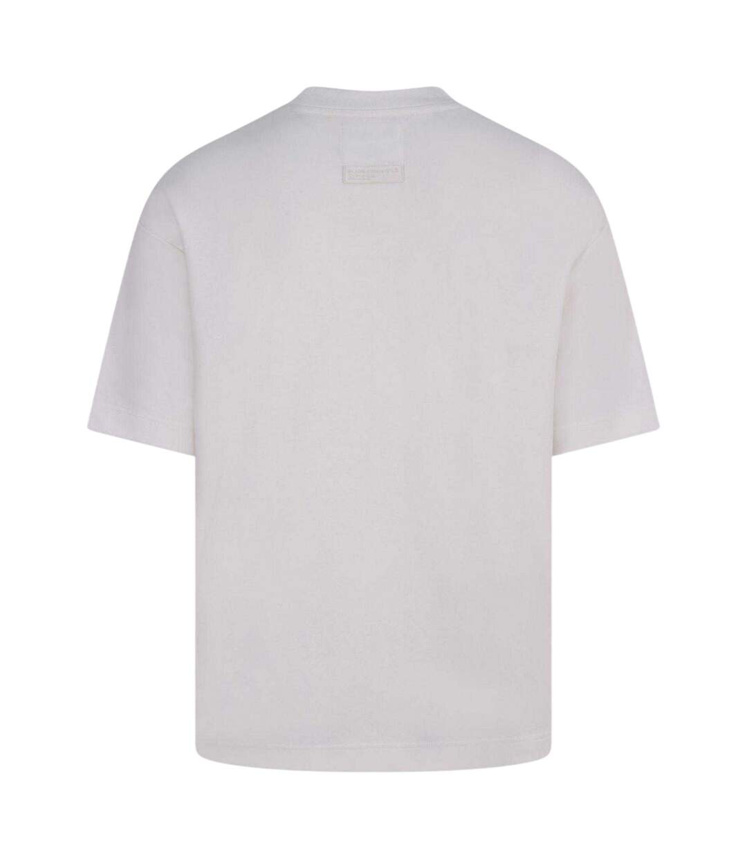 Mens Cotton Blend Oversized T-shirt Off White Blank Essentials-3