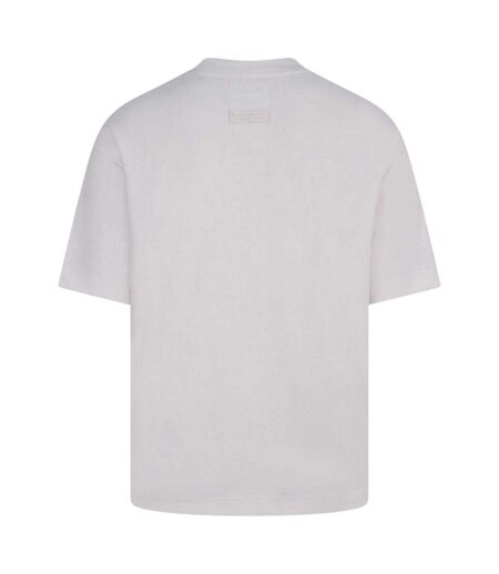 Mens Cotton Blend Oversized T-shirt Off White Blank Essentials