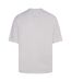 Mens Cotton Blend Oversized T-shirt Off White Blank Essentials-3