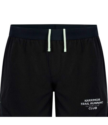 Mens Performance 2 In 1 Running Shorts Black Karrimor