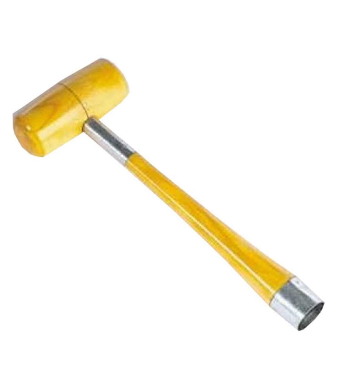 Cricket bat mallet yellow/silver Generic