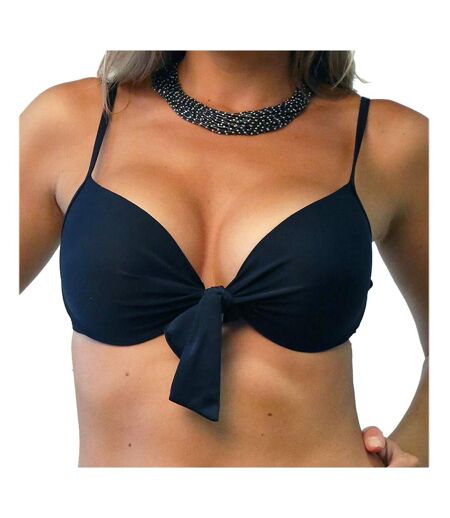 Haut de bikini noir femme sun project push up
