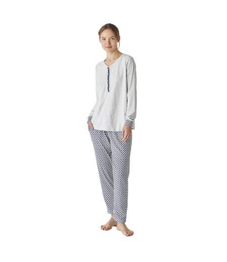 JJBEP1600 Women's Long Sleeve Cotton Pajamas