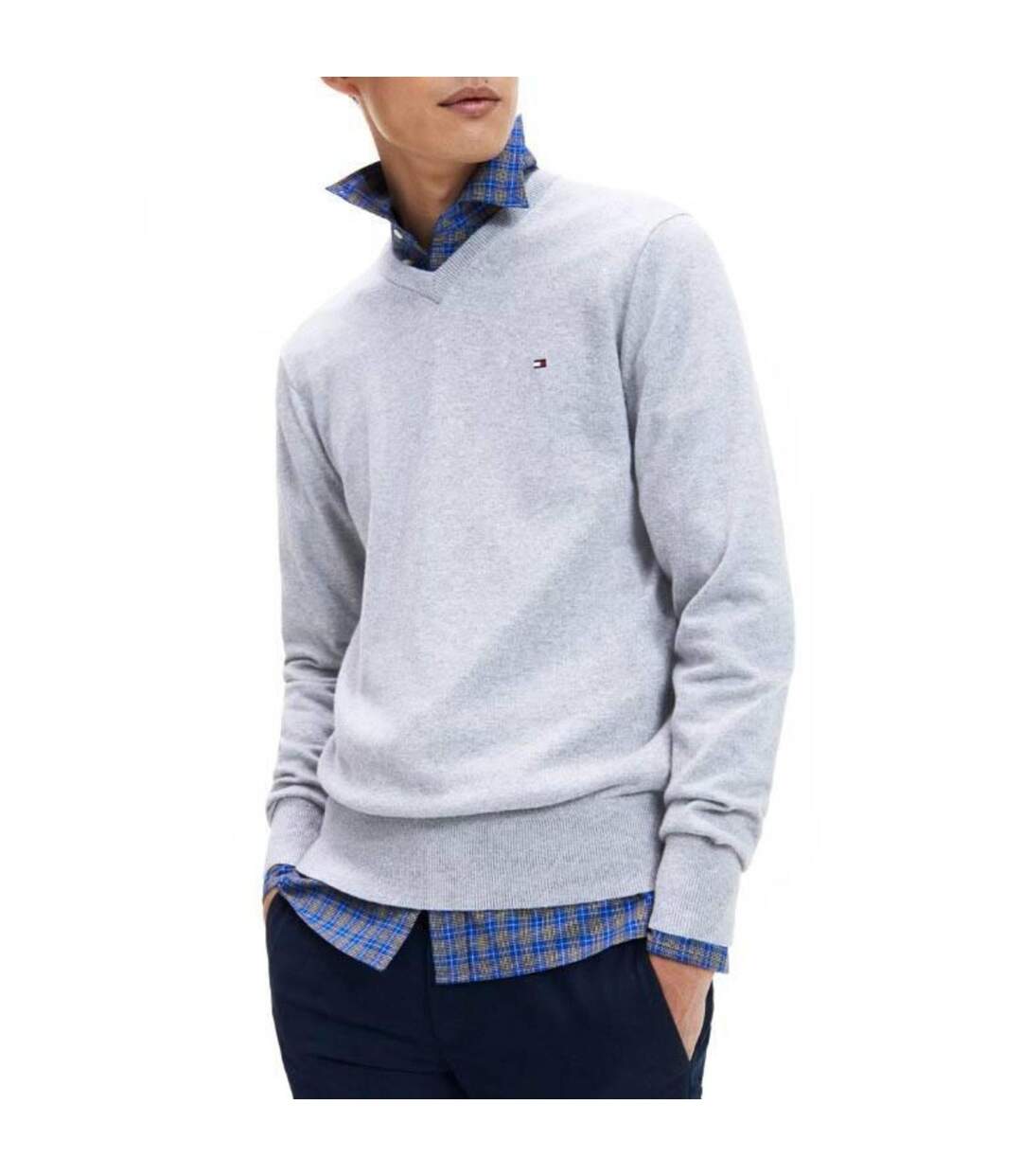 Sweat Homme Gris Tommy Hilfiger-1