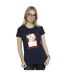 Disney - T-shirt BIG HERO BAYMAX FRAME SUPPORT - Femme (Bleu marine) - UTBI13277-2