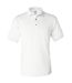 Polo à manches courtes homme blanc Gildan-1