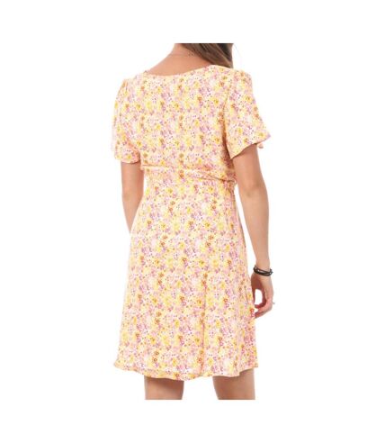 Robe Blanche à Motifs Femme Vero Moda Easy - L