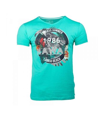 T-shirt Turquoise Homme La Maison Blaggio Mandor - S