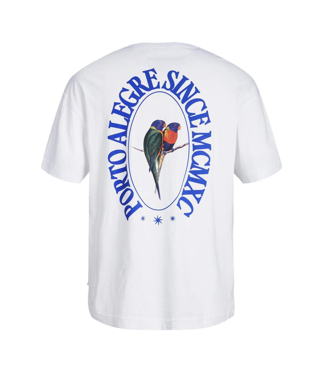 T-shirt blanc homme jack & jones 12276717 - l-2