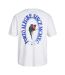 T-shirt blanc homme jack & jones 12276717 - l-2