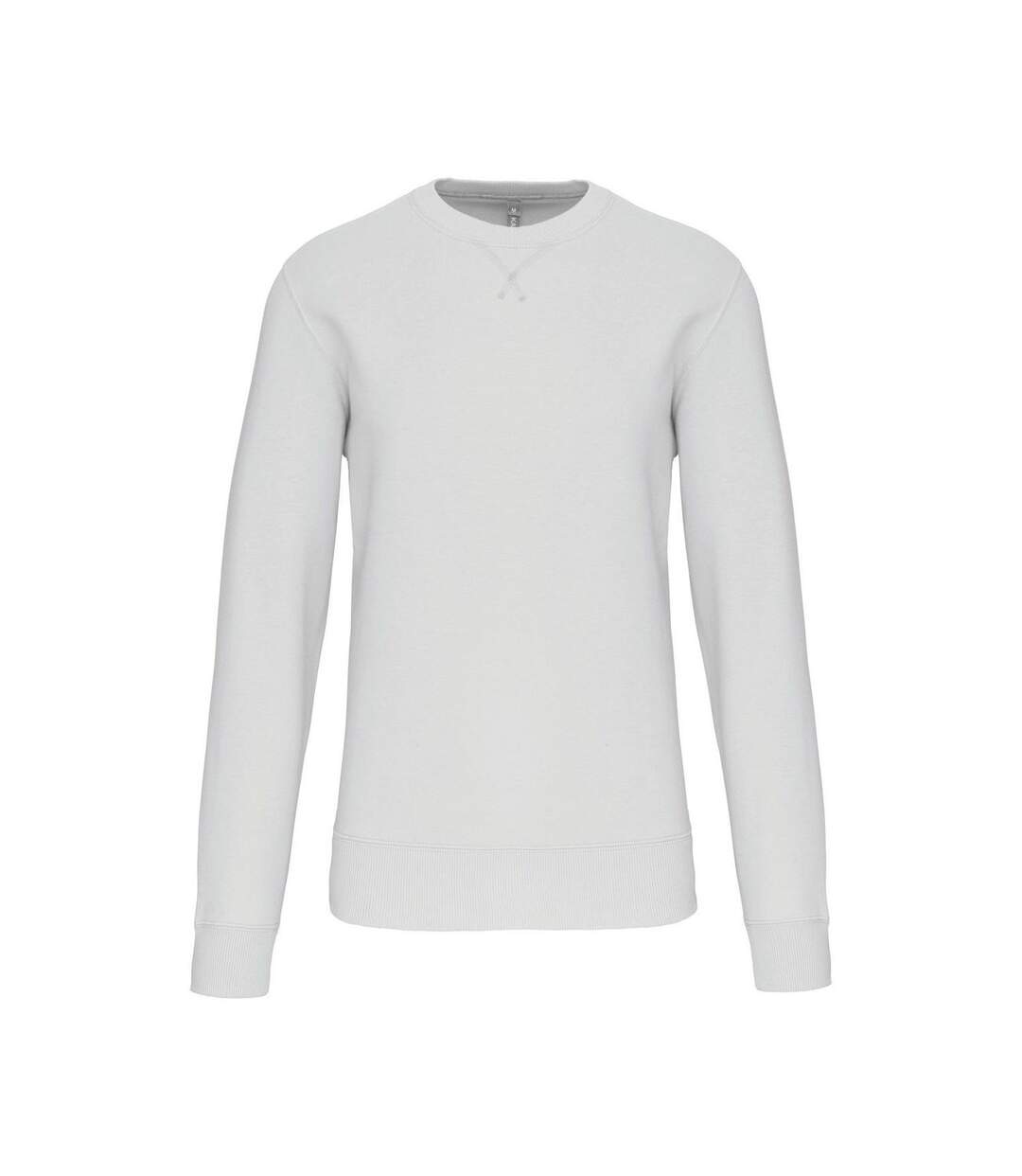 Sweat col rond - Unisexe - K442 - blanc