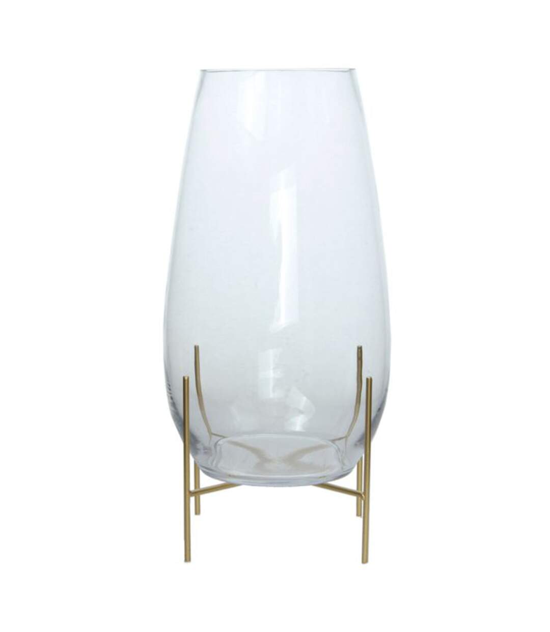 Vase Design en Verre Saigon 48cm Transparent-1