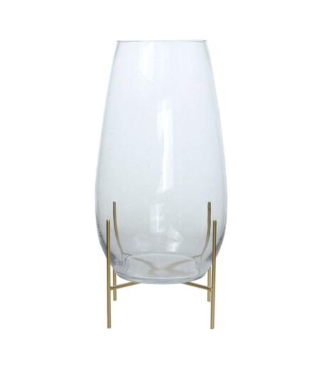 Vase Design en Verre Saigon 48cm Transparent