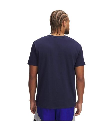 T-shirt Motif/style Écusson Homme Bleu Under Armour