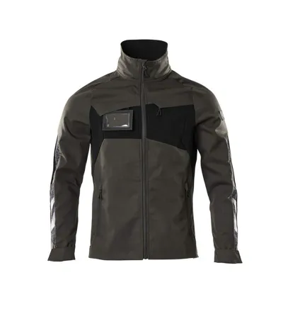 Mens Accelerate Stretch Jacket Dark Anthracite Black Mascot