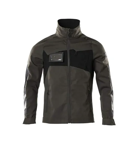 Mens Accelerate Stretch Jacket Dark Anthracite Black Mascot