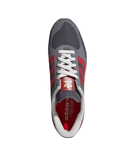 Womens/ladies Originals L.a Leather Trainers Grey Adidas