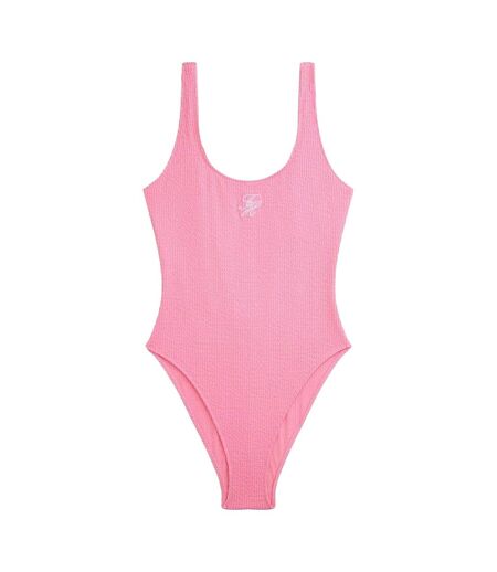 Maillot De Bain 1 Pièce Motif/style Texturé Femme Pétale Tommy Hilfiger