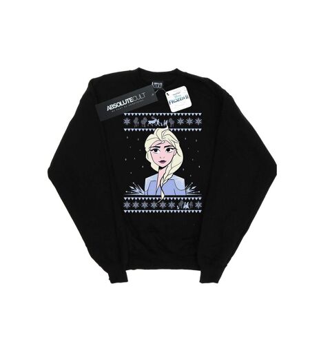 Disney - Sweat FROZEN ELSA CHRISTMAS - Femme (Noir) - UTBI18942