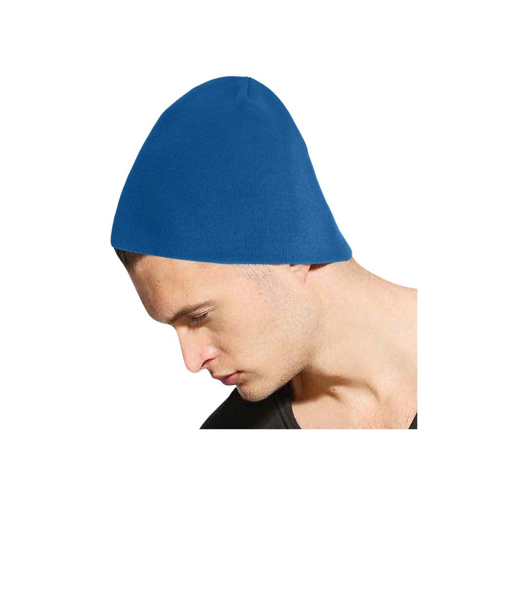 Bonnet épais adulte unisexe bleu Yupoong