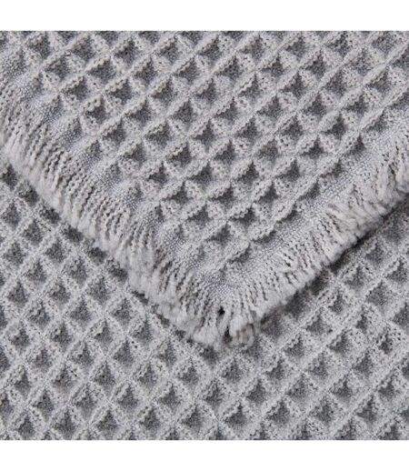 Tapis de Bain Waffle 50x80cm Gris