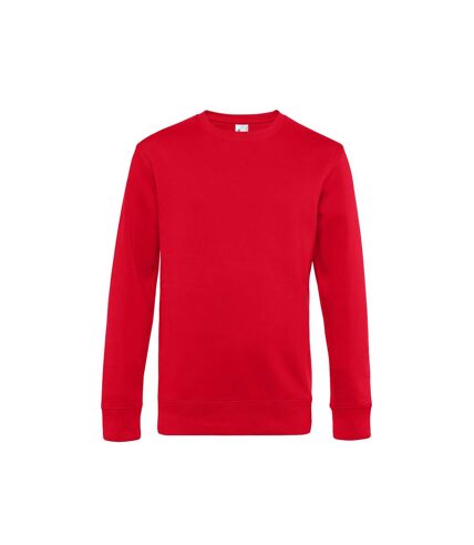 B&C Mens King Crew Neck Sweater (Red)