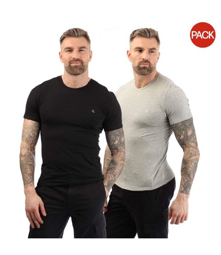 T-shirts Essential Homme Noir Gris Calvin Klein