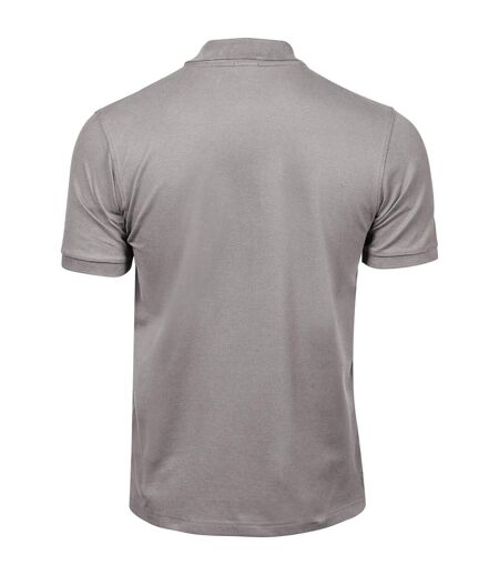 Mens Luxury Stretch Polo Shirt Stone Tee Jays