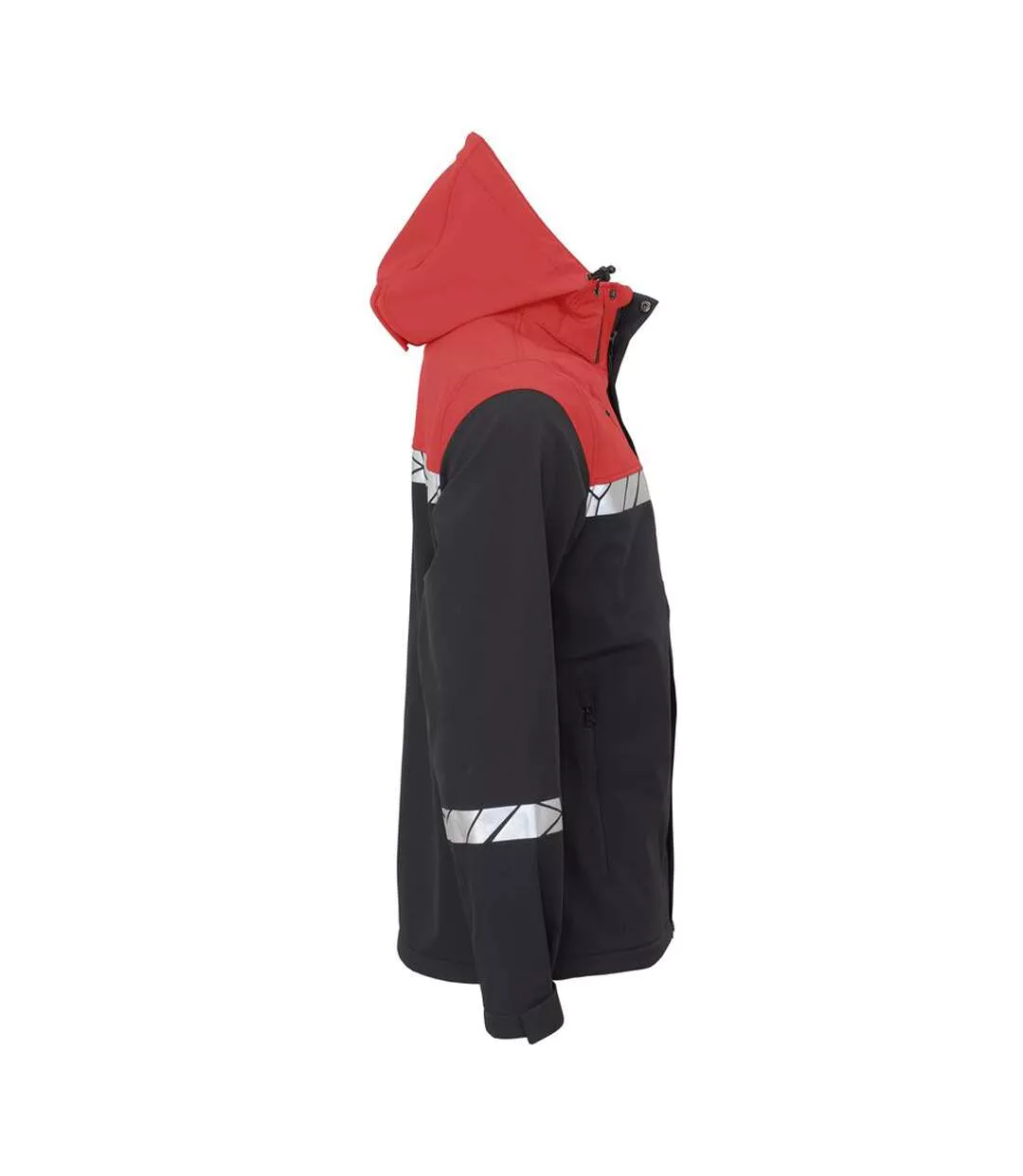 Veste Softshell Progression Homme Noir Rouge Projob-4