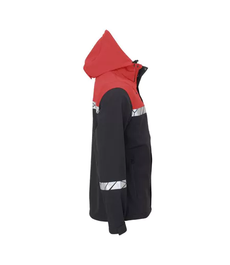 Veste Softshell Progression Homme Noir Rouge Projob