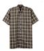 Chemisettes Homme Manches Courtes Toulon1 Choco Beige (K-Dran)-2