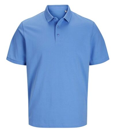 Polo manches courtes - JACK&JONES - Unisexe - JJ7556 - bleu azur