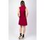 Robe courte unie framboise CELINE sans manches Coton Du Monde-4
