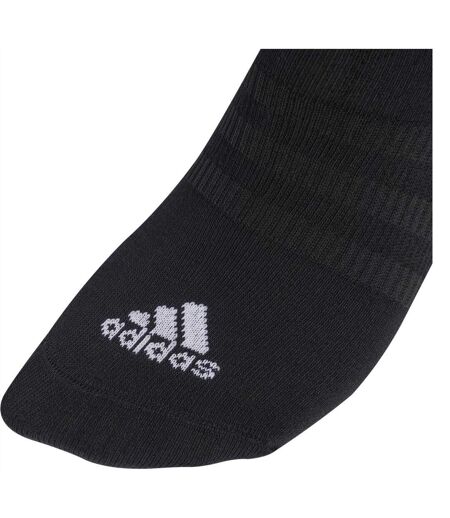 Lot De 3  Socquettes Discrètes Motif/style Logo Adulte Noir Blanc Adidas
