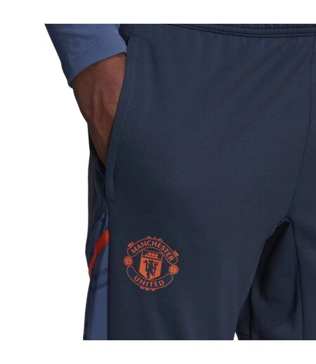Mens 2022/23 Manchester United Fc Tracksuit Bottoms Navy Adidas