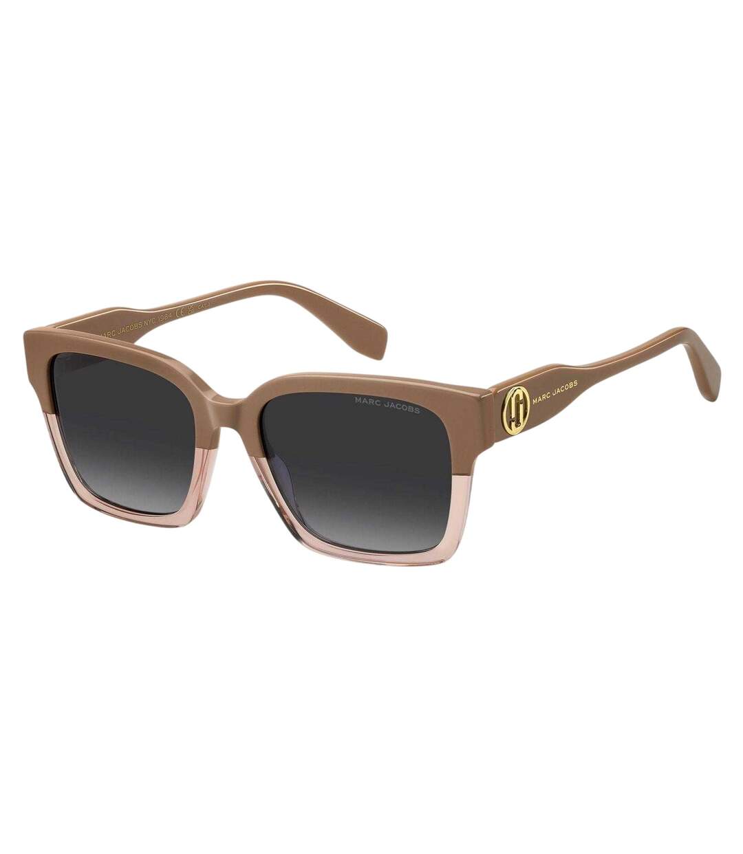 Womens/ladies Round Sunglasses One Size Beige Marc Jacobs-2