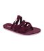 Tongs Pima Femme Crème Bordeaux Hi-Tec-1