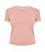 Womens/ladies Trinkey Ringer T-shirt Pink Jack Wills-2