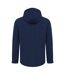 Mens makalu recycled polyester soft shell jacket navy Iqoniq-2