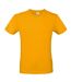 Tee-shirt B&c Mens #e150 Jaune Orangé B And C-1