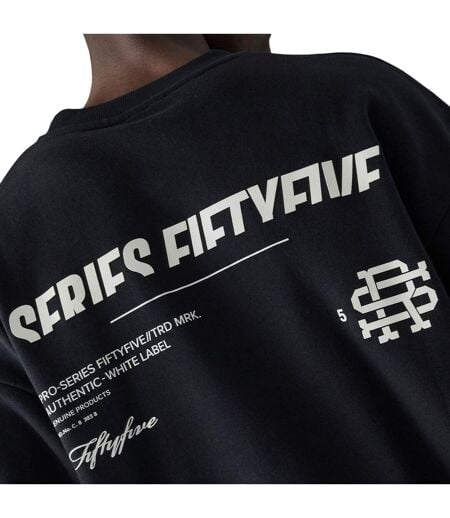 Sweat Style Logo Homme Noir Fiftyfive