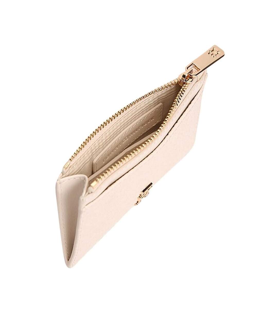 Porte-cartes ecru femme tommy hilfiger long-2