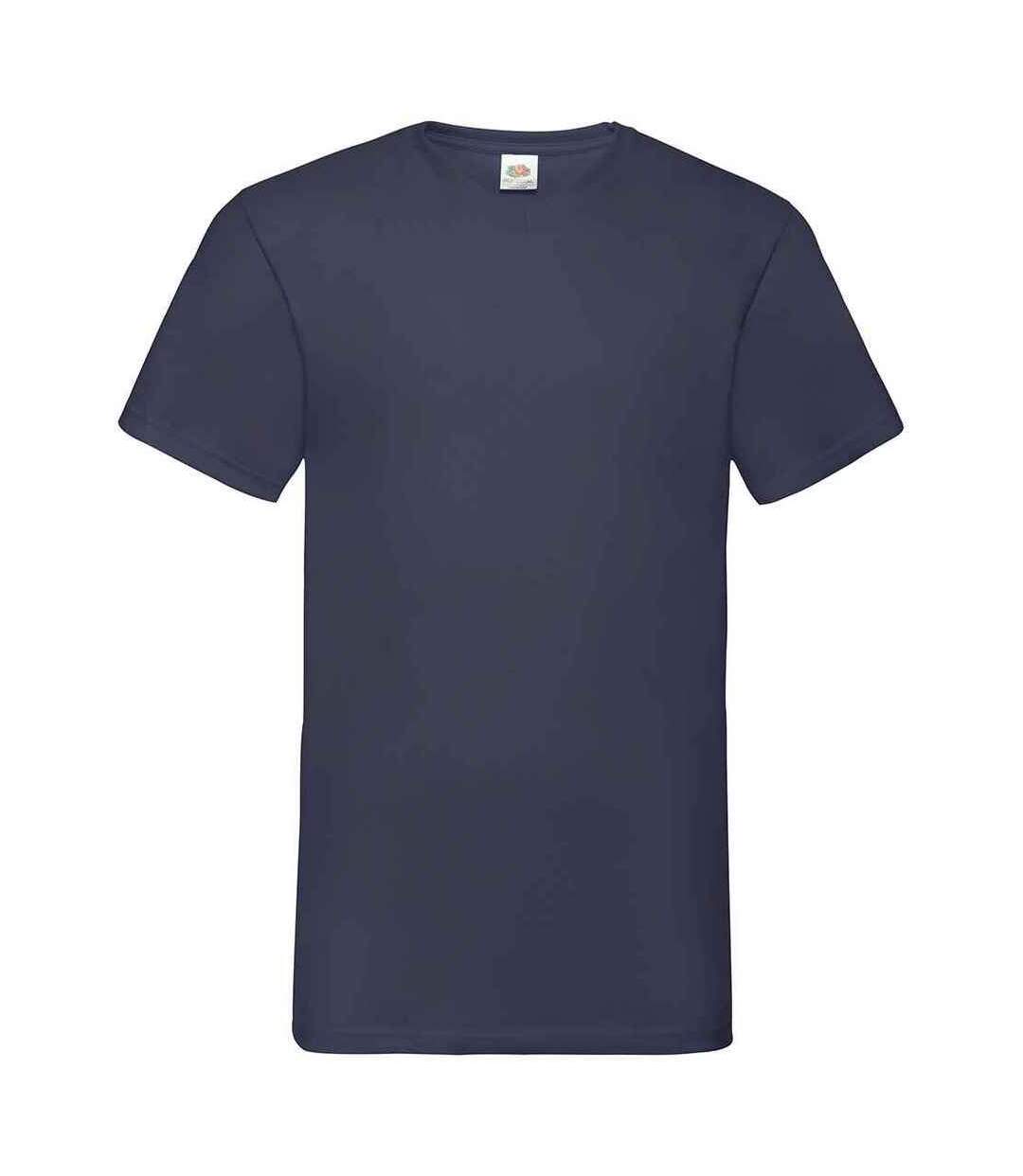 T-shirt valueweight homme bleu marine foncé Fruit of the Loom