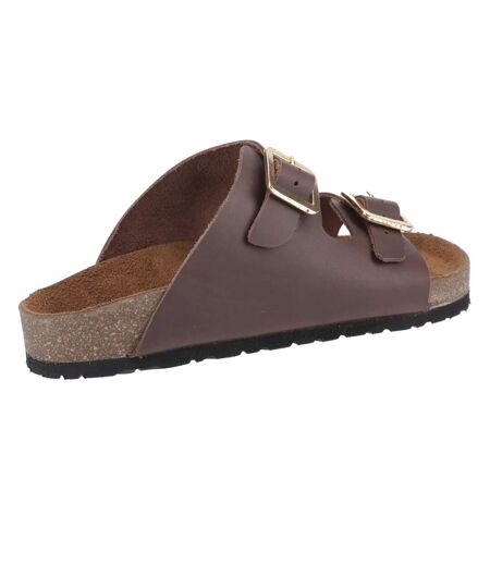 Sandales Mules Lushill Femme Marron Cotswold